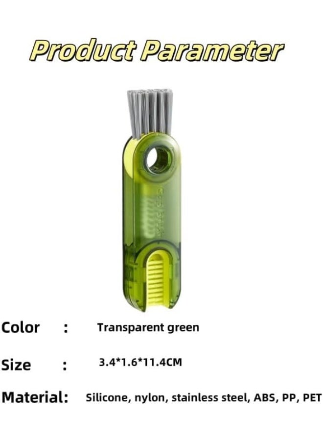 3 in 1 Multifunctional Cleaning Brush, Bottle Brush Cleaner, Cup Cleaner Brush, Water Bottle Cleaner, Crevice Cleaning Brush, Bottles Cleaners Brushs, 3 in 1 Cup Lid Gap Cleanings Brushs Set - Image 2