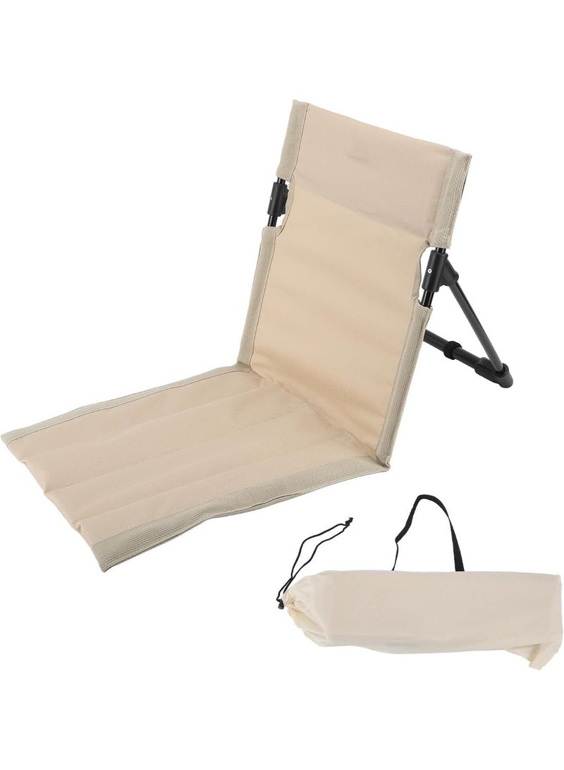 FDTY Folding Chaise Lounge Chair, Outdoors Beach Lounger with Adjustable Backrest, Portable Sun Tanning Chairs, Cozy Reclining Lounge Chair for Outside Beach, Yard, Patio, Pool, Deck - Image 1