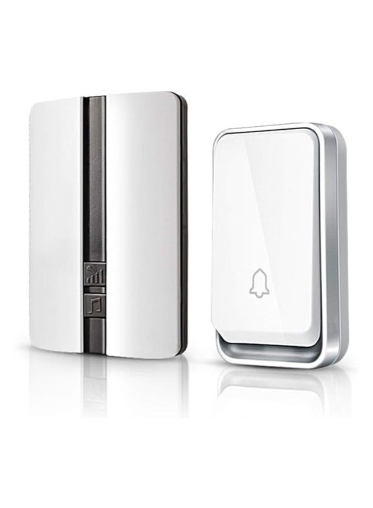 VeryHome Wireless Doorbell Waterproof Self-powered Button Smart Door Bell Sets Home Welcome Outdoor House Chimes Receiver - Image 1