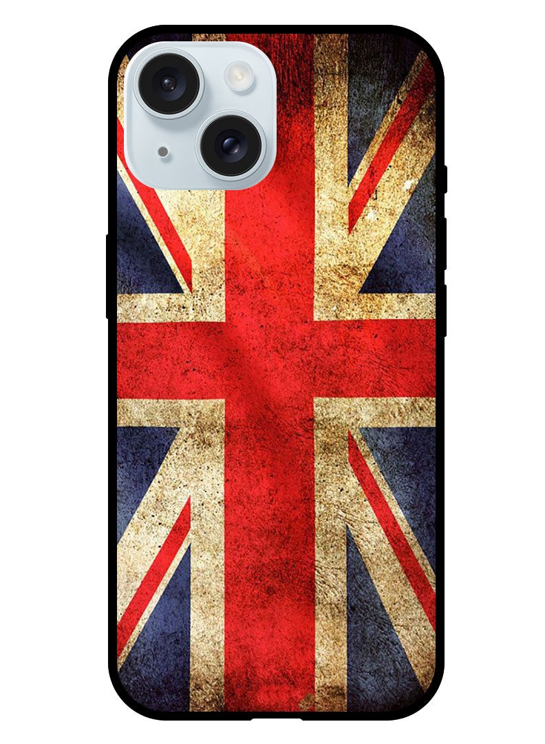 Theodor Protective Case Anti Scratch Shock Proof Bumper Cover For iPhone 15 Plus GB Flag - Image 1
