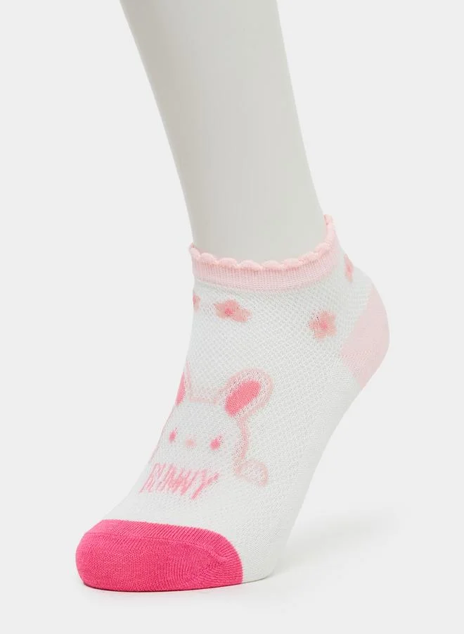 ستايلي كنزة محبوكة واسعة بنقشة زهور جاكار