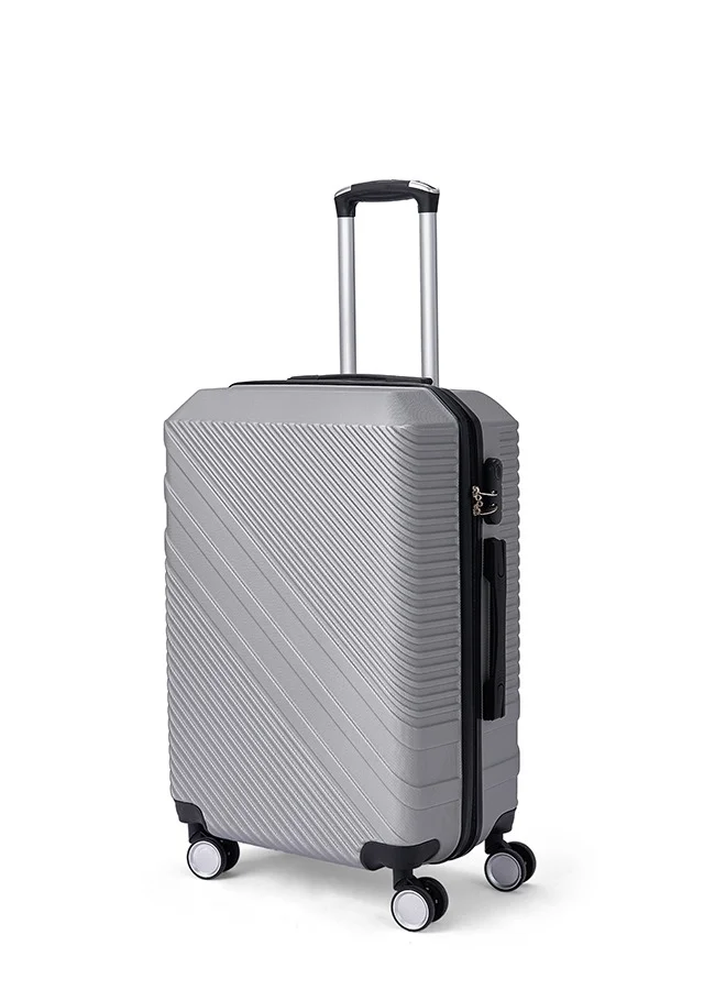 LIMRA A travel bag set consisting of 3 luggage bags silver/black