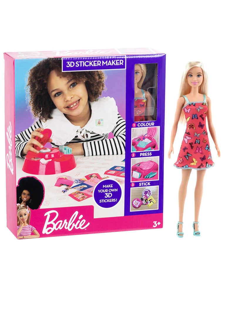 Barbie Barbie - Printing Studio Including Barbie Doll 