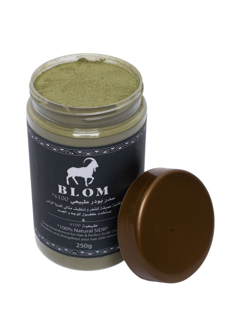 BLOM 100% Natural Egyptian Sidr Powder for Hair and Skin Care - 250g  - Image 4