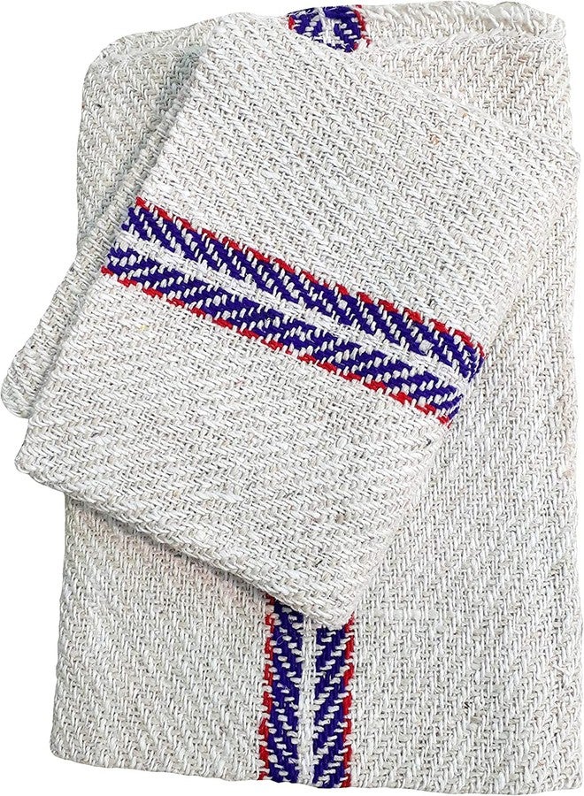 bvslf Pocha For Home Floor Cleaning, Pocha Cloth, Cotton Floor Cleaning Duster/Floor Cloth Pocha Mop, Cleaning Sets Wet And Dry, Large Size, 21X21 In, Set Of 3, White - Image 1