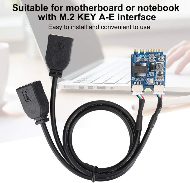 بطاقة تحويل M.2 NGFF إلى USB Riser، توفر منافذ USB2.0 مريحة، مناسبة لمستخدمي الأجهزة المحمولة، سهلة التركيب - Image 4