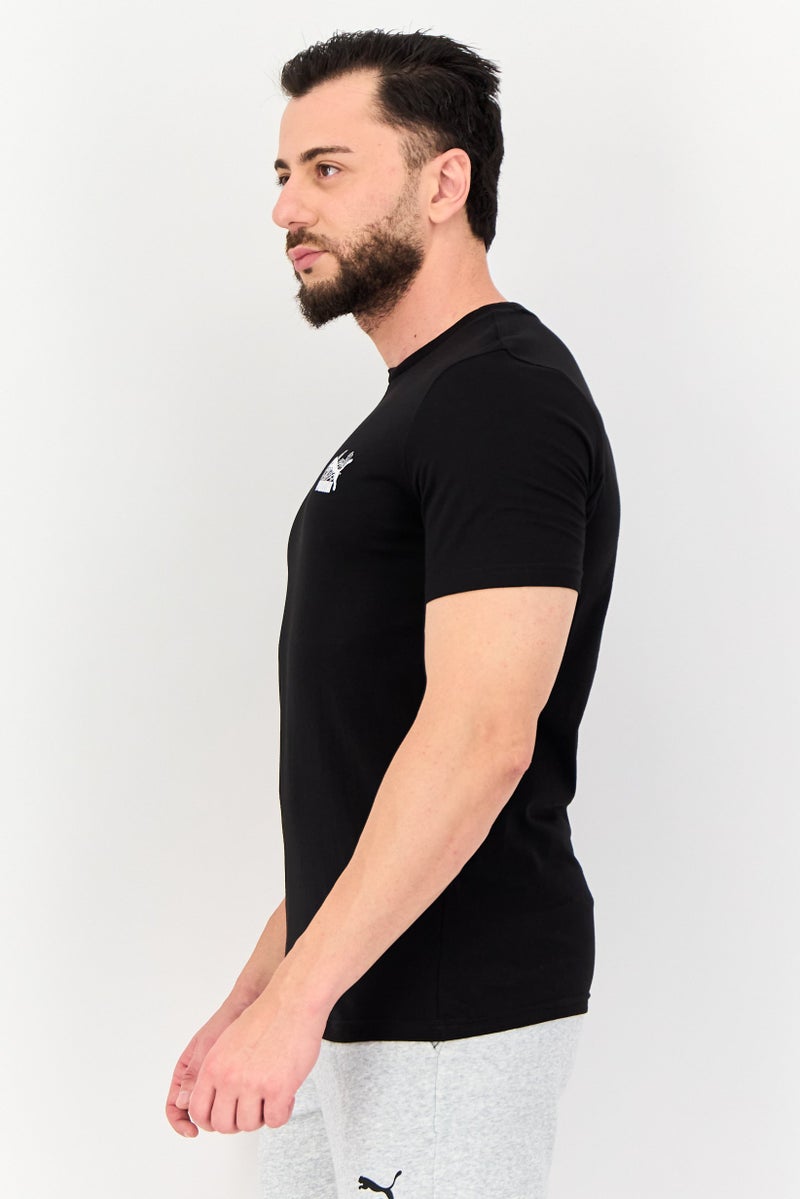 PUMA Men Sportswear Fit Brand Logo Outdoor T-Shirt, Black - Image 2