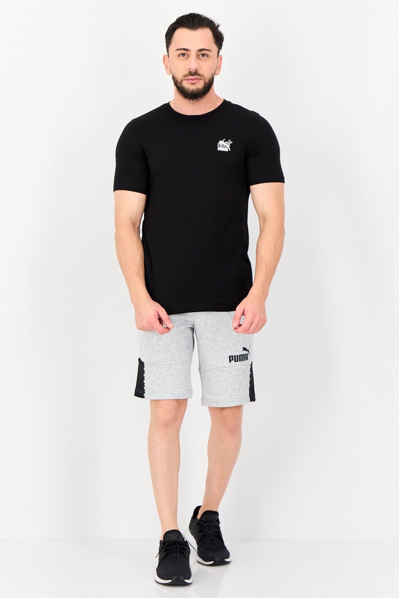 PUMA Men Sportswear Fit Brand Logo Outdoor T-Shirt, Black - Image 4