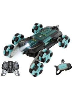 Climbing and twisting car with two remote controls (remote control and watch control) with 360 degree rotation