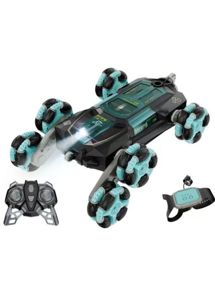 WEISHENGDA - Climbing and twisting car with two remote controls (remote control and watch control) with 360 degree rotation - Image 1