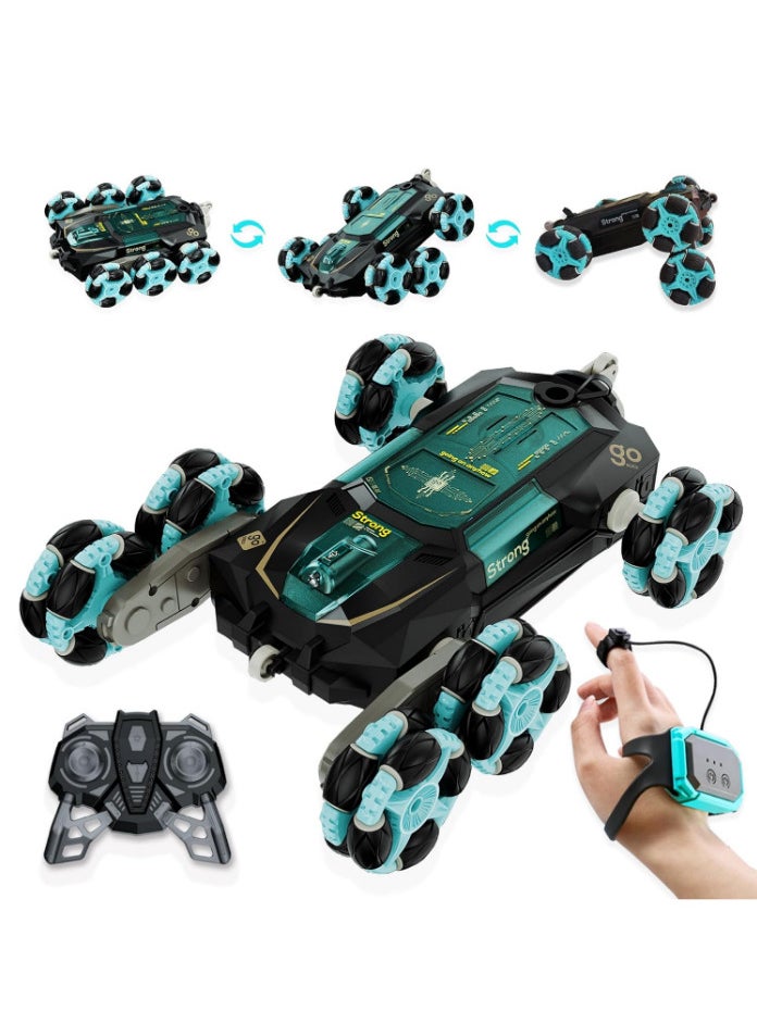 WEISHENGDA - Climbing and twisting car with two remote controls (remote control and watch control) with 360 degree rotation - Image 1