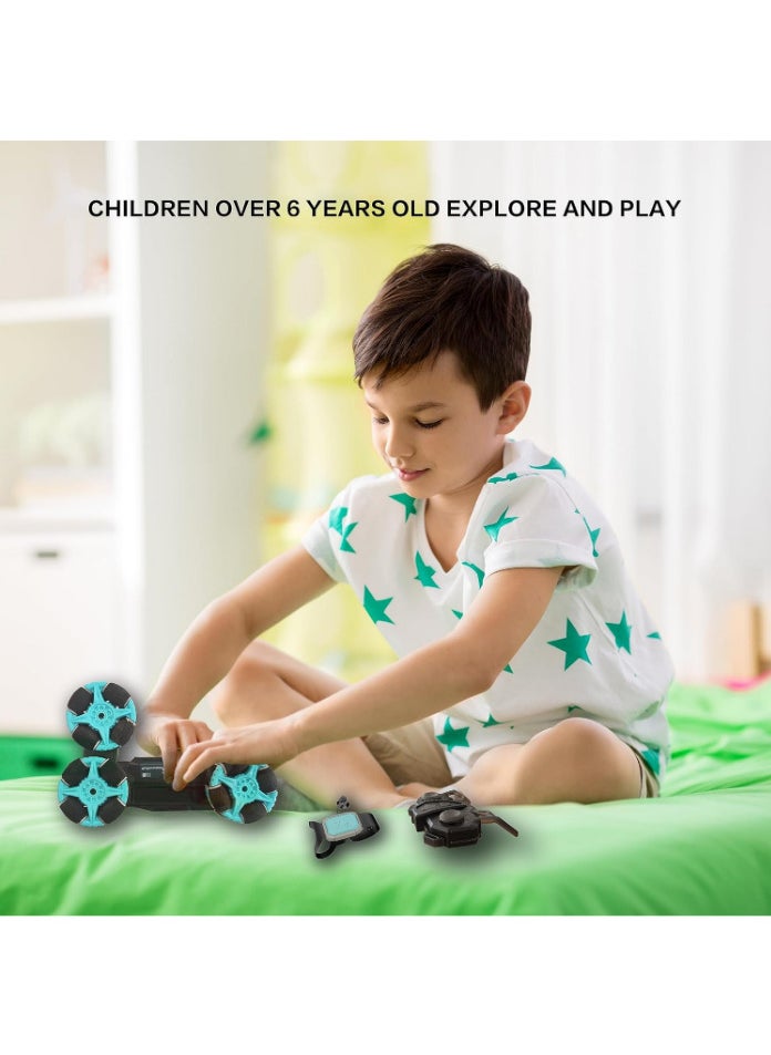 WEISHENGDA - Climbing and twisting car with two remote controls (remote control and watch control) with 360 degree rotation - Image 1