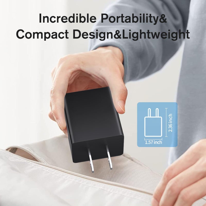 GOOLOO 15W One Port USB-A Wall Charger, 5V/3A Wall Charger Adapter, Wall Charger Brick Compatible with Apple iPhone 13/14 Series/iPad/Samsung, for GP3000/GP4000 GOOLOO Jump Starters - Image 4