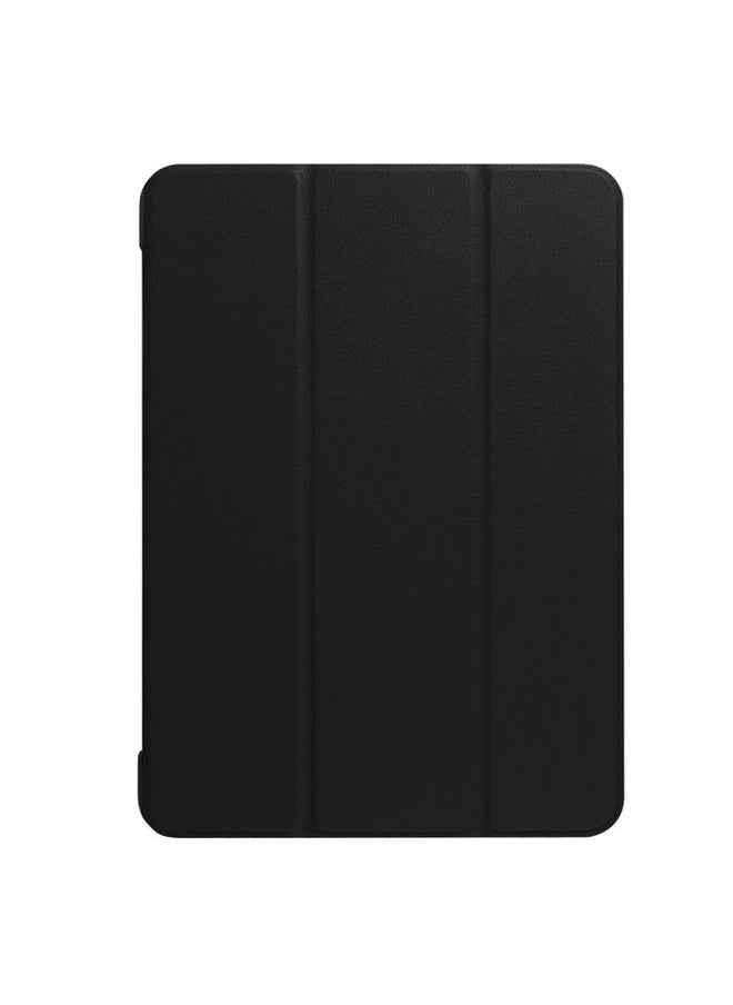 Generic - Galaxy Tab S3 9.7 inch T820 T825 Custer Texture Horizontal Flip Leather Case with 3 folding Holder Black - Image 1