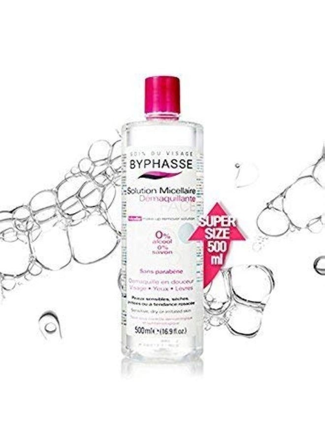 BYPHASSE Micellaire Makeup Remover Solution 500ml - Image 2