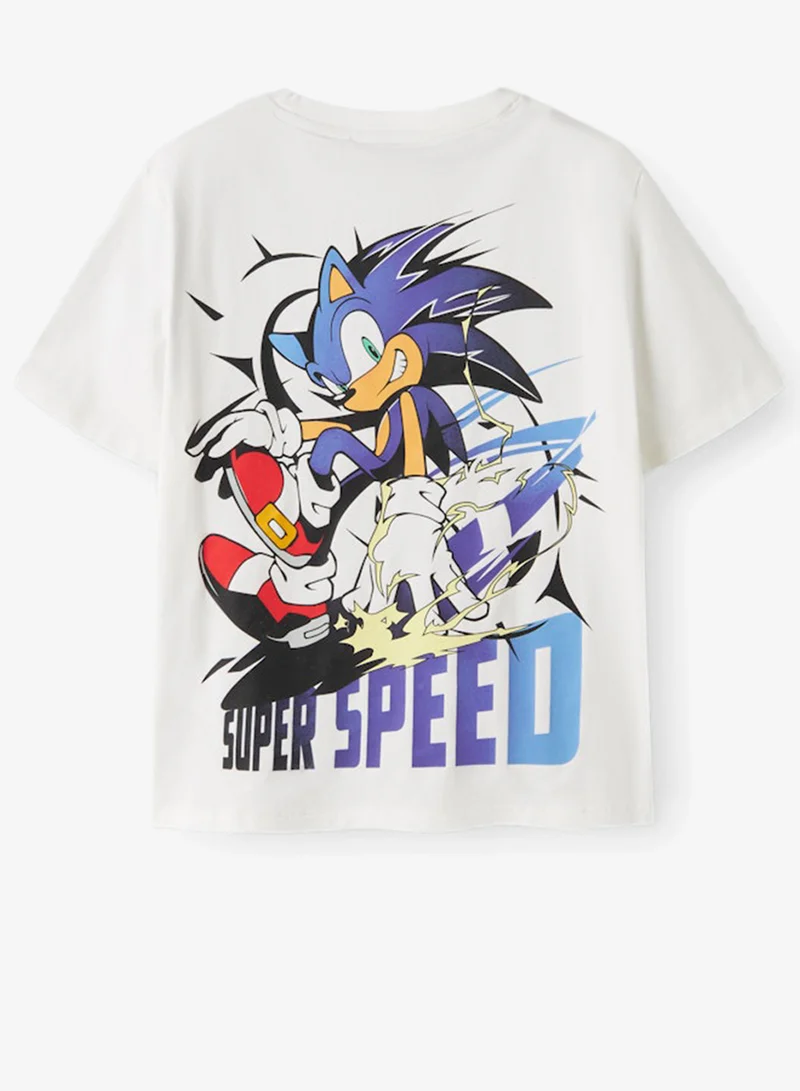 نيم ات تيشيرت أطفال برقبة دائرية سونيك