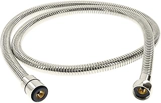 ShowerMaxx ShowerMaxx , Extra Long Double Interlock Stainless Steel 70 Inch Handheld Shower Head Hose Strechable to 80 Inch, Solid  - Image 1