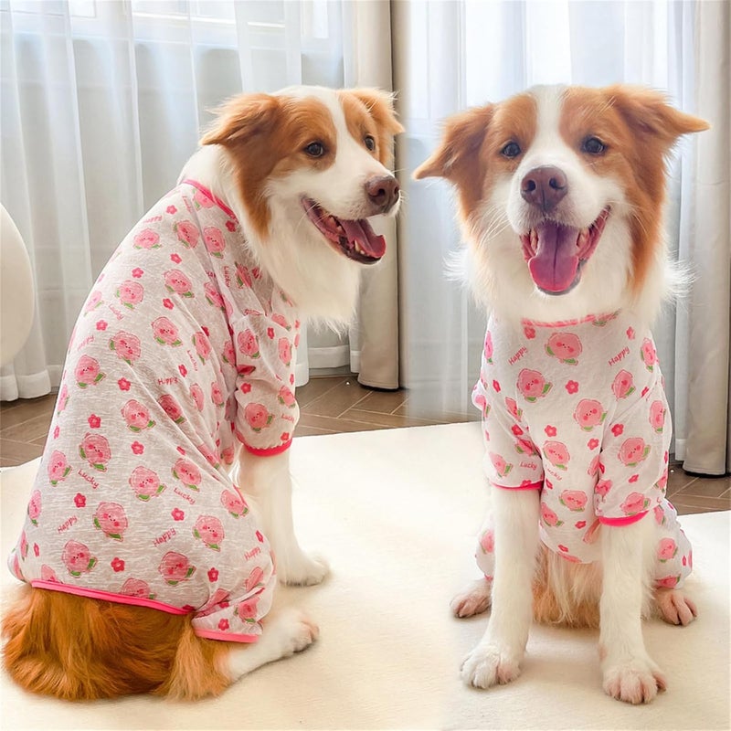 Lovely Puppy Pullover Jumpsuit Sweatshirt Cartoon Fruit Four-Legged Outfit Apparel Costume Pet Outfit Party Breathable Dog Clothing - Image 5