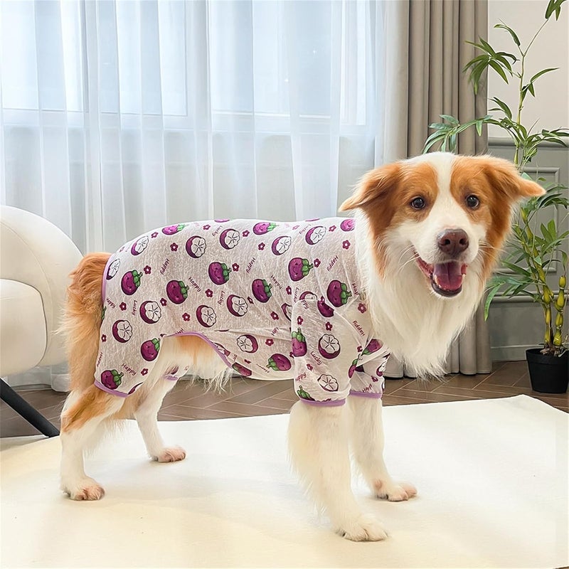 Lovely Puppy Pullover Jumpsuit Sweatshirt Cartoon Fruit Four-Legged Outfit Apparel Costume Pet Outfit Party Breathable Dog Clothing - Image 4