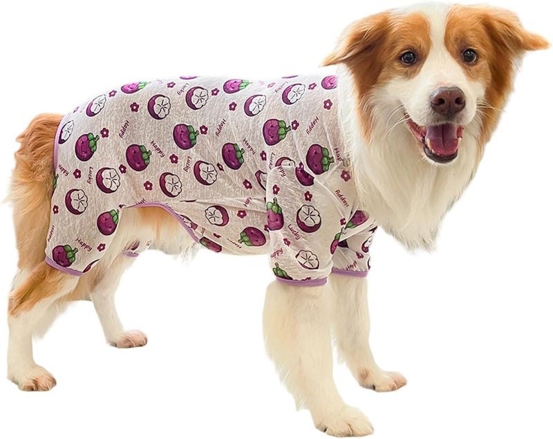 Lovely Puppy Pullover Jumpsuit Sweatshirt Cartoon Fruit Four-Legged Outfit Apparel Costume Pet Outfit Party Breathable Dog Clothing - Image 1