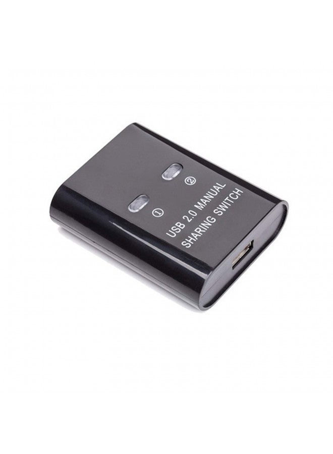 PATIOSIR 1Printer Sharing Switch, Manual Switcher Adapter, 2 Computer Share 1 Printer Scanner USB Device Hub with 2 Pack Male Cables - Image 1