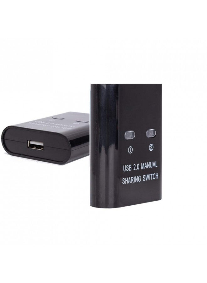 PATIOSIR 1Printer Sharing Switch, Manual Switcher Adapter, 2 Computer Share 1 Printer Scanner USB Device Hub with 2 Pack Male Cables - Image 4