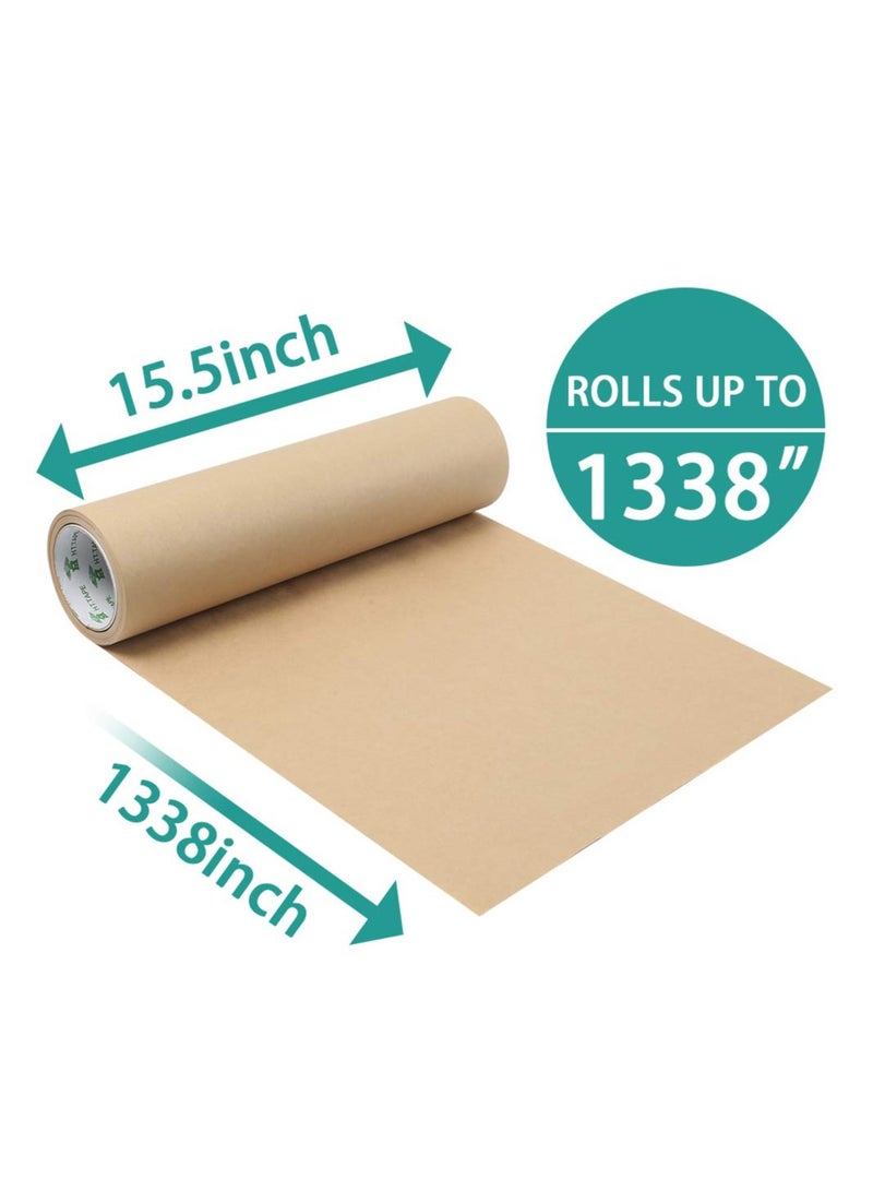SYOSI Mill Brown Kraft Paper Jumbo Roll  Ideal for Gift Wrapping - Image 2