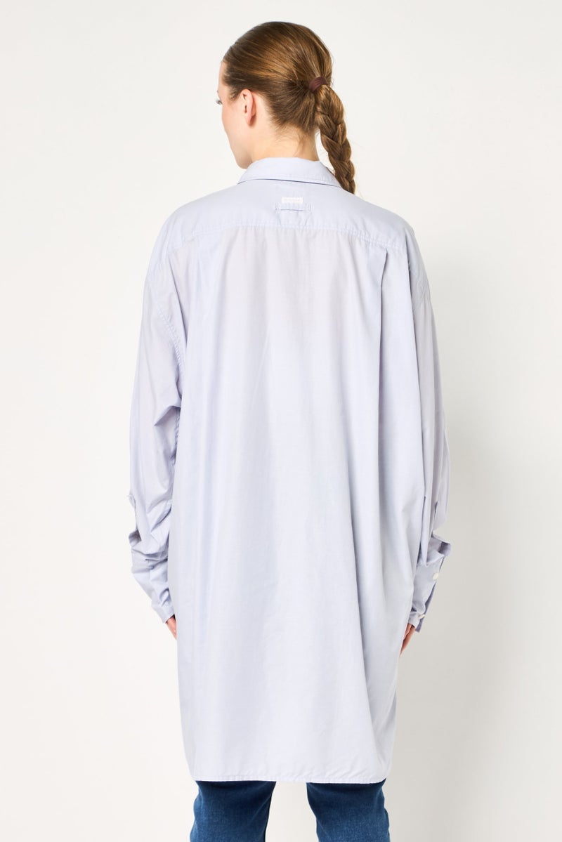 G-Star RAW Women Regular Fit Long Sleeve Plain Casual Shirt, Lavender - Image 4