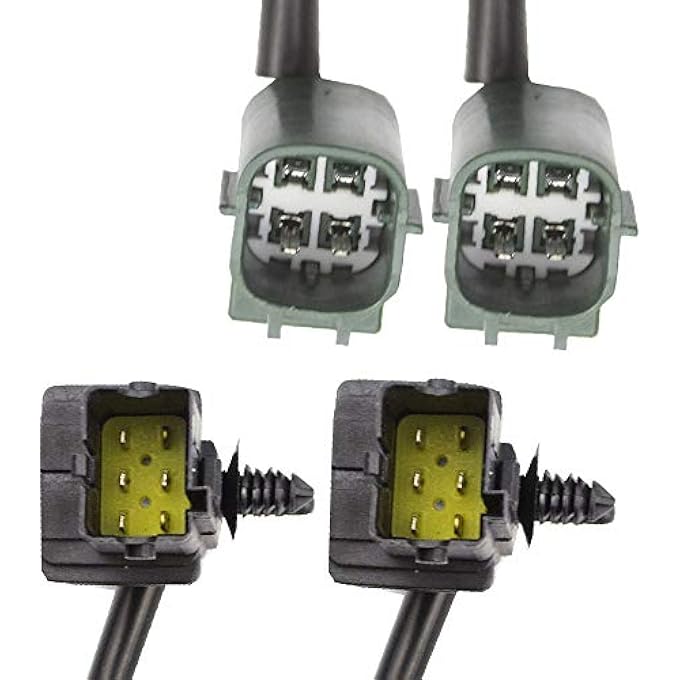 higherbro 4 مستشعرات أكسجين O2 لسيارة نيسان أرمادا 56 لتر موديل 2005-2006، نيسان باثفايندر أرمادا 56 لتر موديل 2004، نيسان أرمادا 56 لتر في الاتجاهين العلوي والسفلي - Image 4