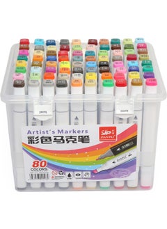 Hobi Market Art Hobby Market Art Double Tip Marker Pen Set 80 Colors  - Image 3