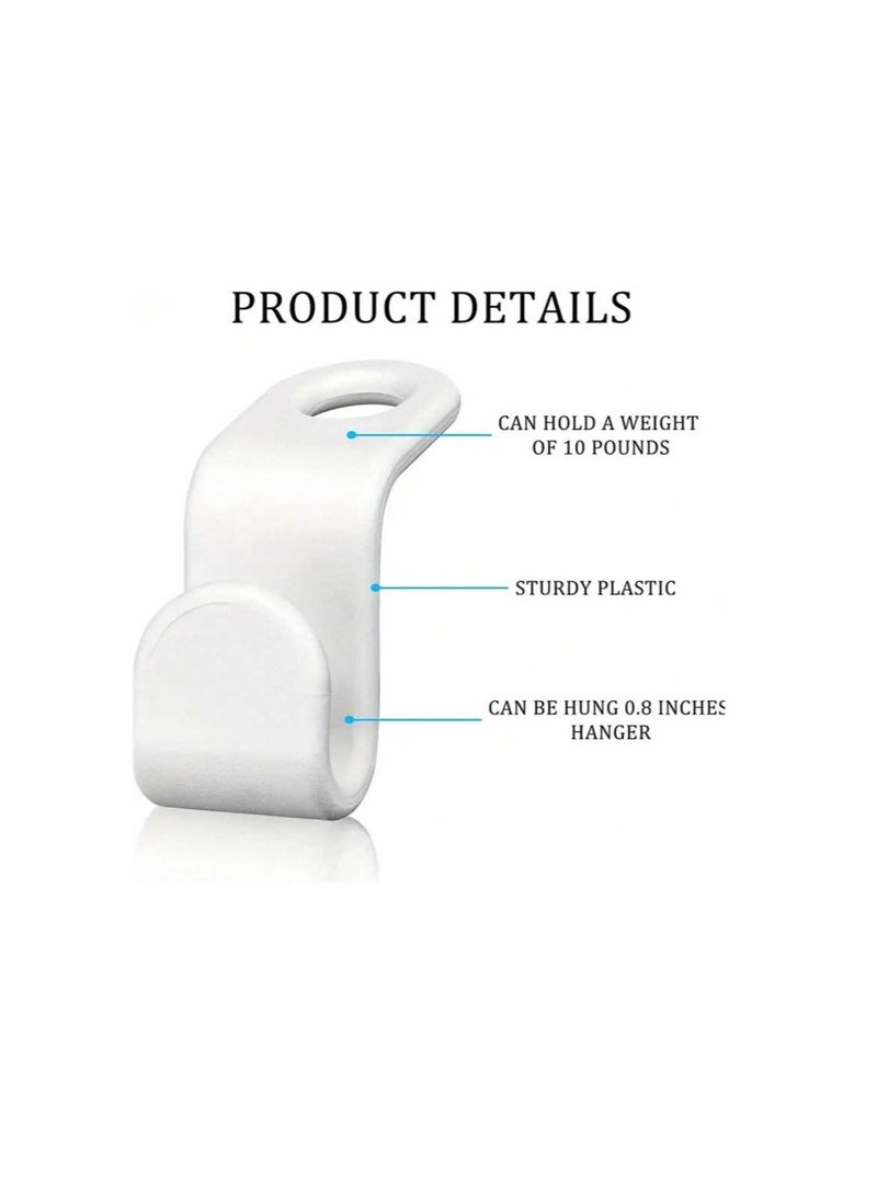 Space saving connector hooks for clothes hangers The storage capacity increases while keeping the clothes organized. A bag containing 25 pieces  - Image 5