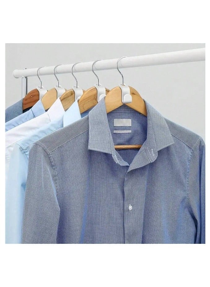 Space saving connector hooks for clothes hangers The storage capacity increases while keeping the clothes organized. A bag containing 25 pieces  - Image 3