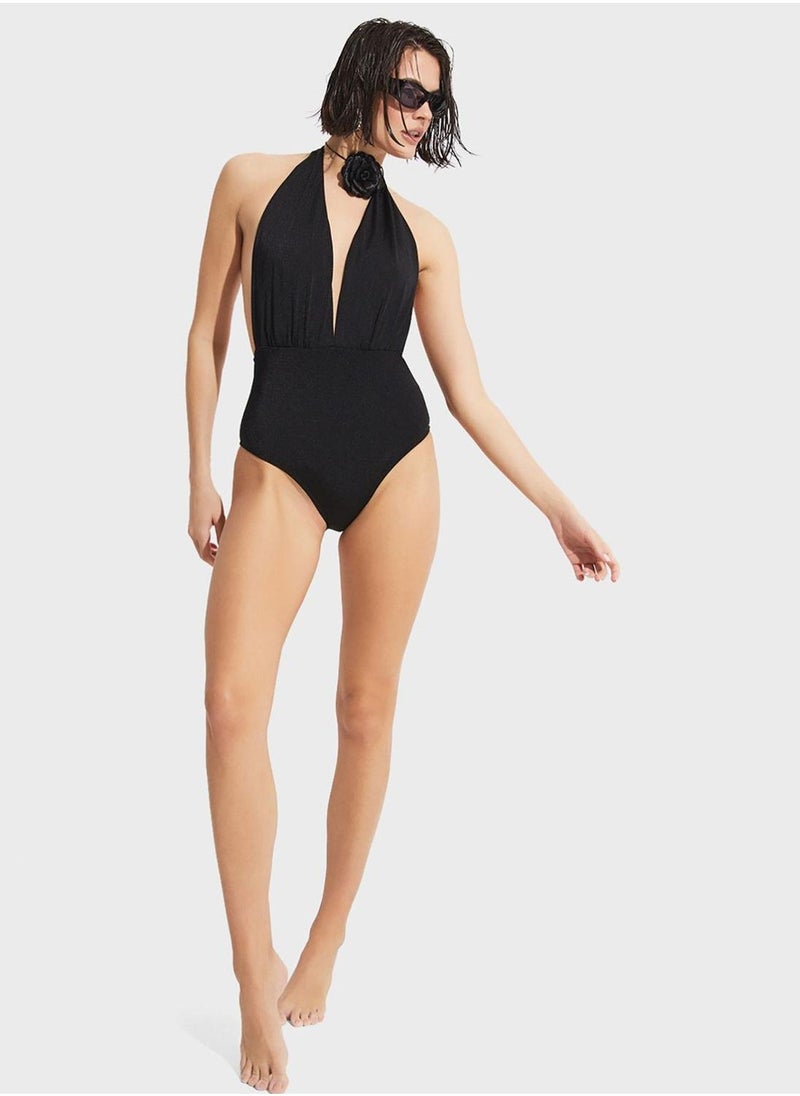JUNE Halter Neck Swimsuit - Image 5