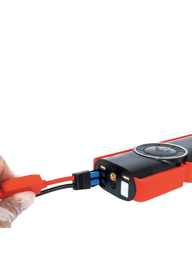 دي بي تي خازن بدء تشغيل البطارية، خازن كهربائي، اسود*احمر، مقاس 24.5*10*4.6 سم - Image 3