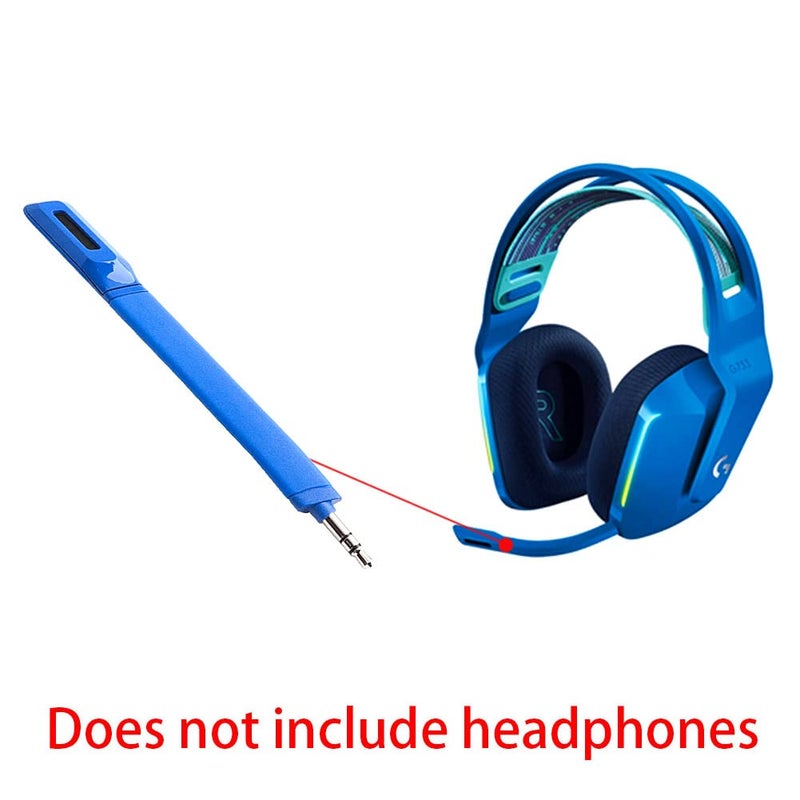 HUYUN Mic Replacement Crystal Sound Noise Isolation Microphone Compatible for Logit G733 Lightspeed RGB Gaming Headset (Blue) - Image 5