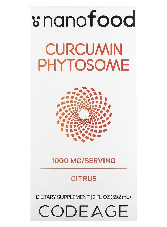 Codeage Curcumin Phytosome Citrus 1000 mg 2 fl oz (59.2 ml)