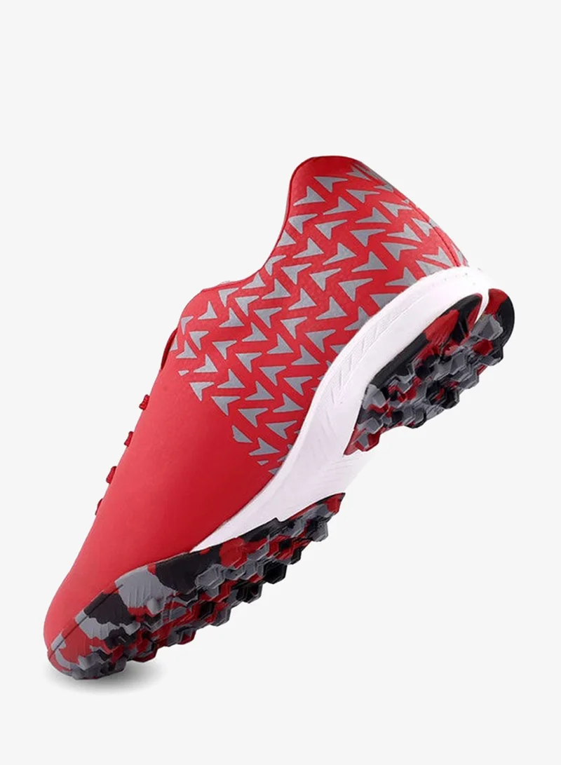 Bacca Bucci Red Lace-Up Football Shoes for Men