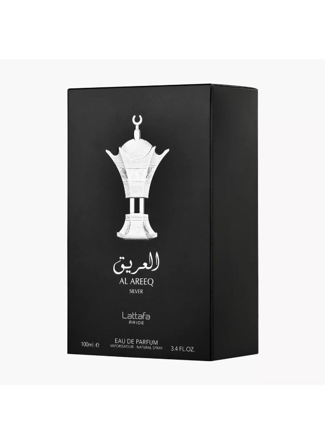 Lattafa Lattafa PRIDE Al Areeq Silver Eau de Parfum - 100ml | Luxury with an Arabic Heritage for Men - Image 3