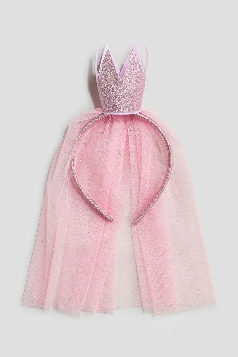 H&M Glittery veiled Alice band