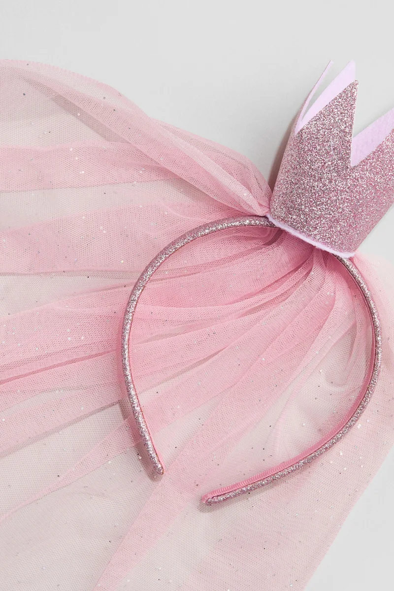H&M Glittery veiled Alice band