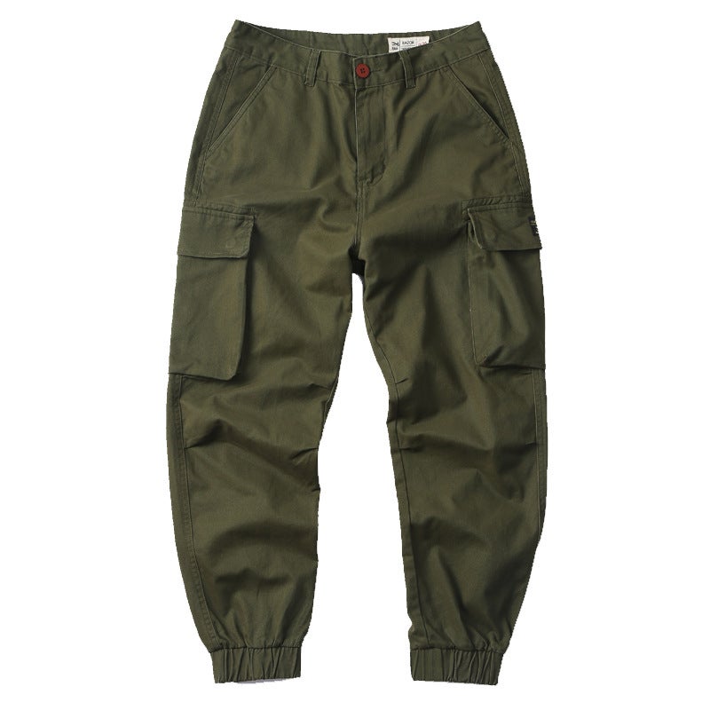 Gddqsdc Tough Guy Camouflage Tactical Cargo Pants for Men and Women, American Retro Casual Jogger Pants, Trendy Spring Thickened and Wear-Resistant - Image 1