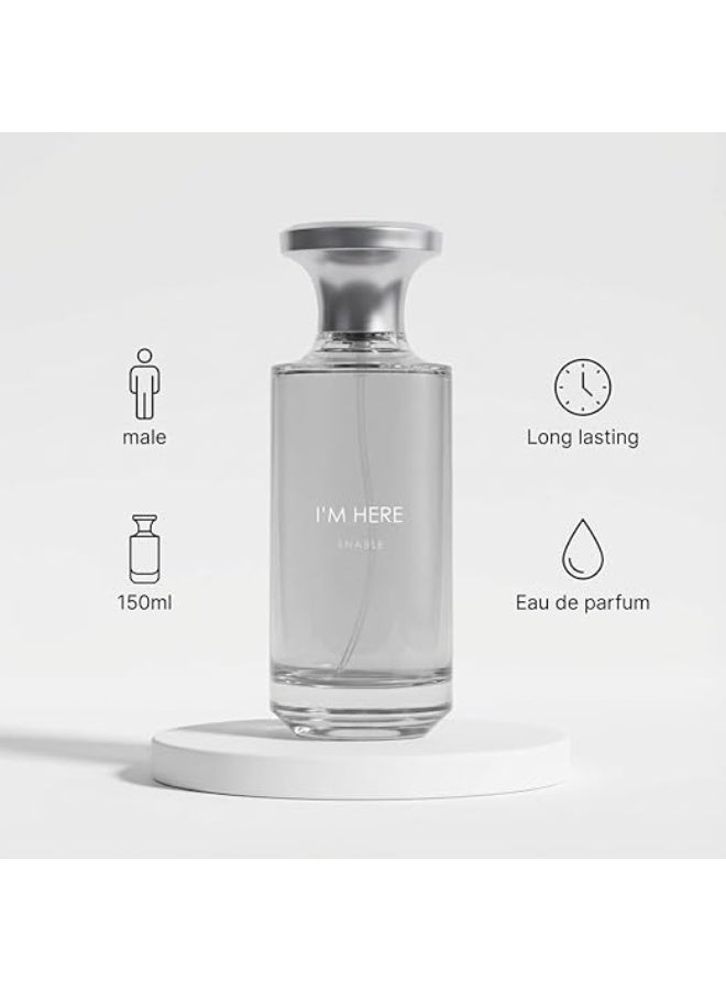 عساف عطر آساف أنا هنا 150 مل للرجال | عطر فاخر يدوم طويلاً - Image 2