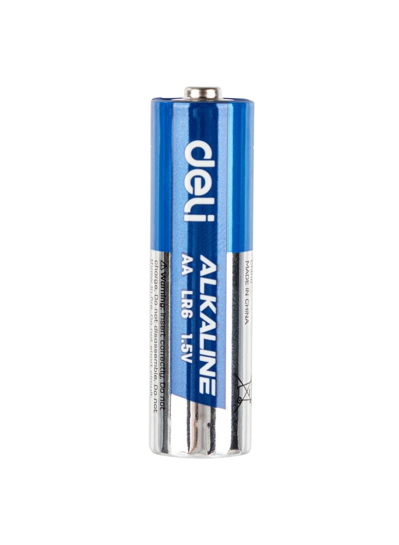 Deli Alkaline AA Batteries - Pack of 2, 30% Longer Lasting, Mercury-Free, E18500 - Image 3