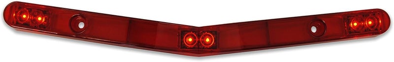 Jammy V-Shaped LED ID Bar Light with 7Ã‚° Bend for Marine Trailers Popular practical build - Image 1