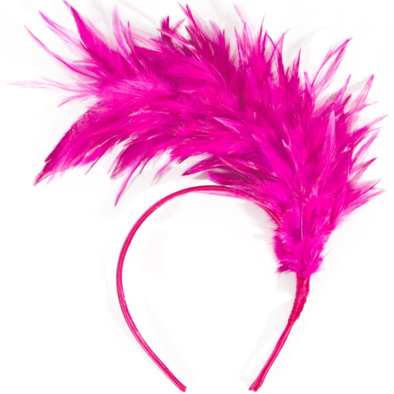 HIWIND Store Fashion Hairband Feathers Headband Tea Party Cocktail Wedding Headpiece - Image 3