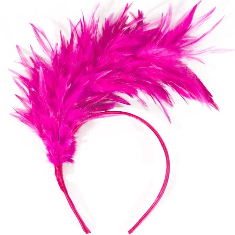 HIWIND Store Fashion Hairband Feathers Headband Tea Party Cocktail Wedding Headpiece - Image 1