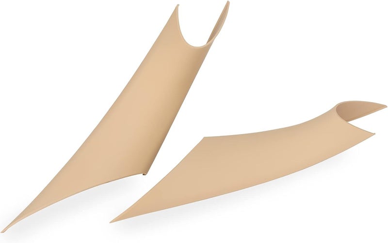 GEATaaT Gelunxin Door Pull Handle Cover for BMW 320,328,330,335,M3 2012-2018 & BMW 428, 435,M4 2014-2017 (Left Rear+Right Rear, Beige) - Image 2