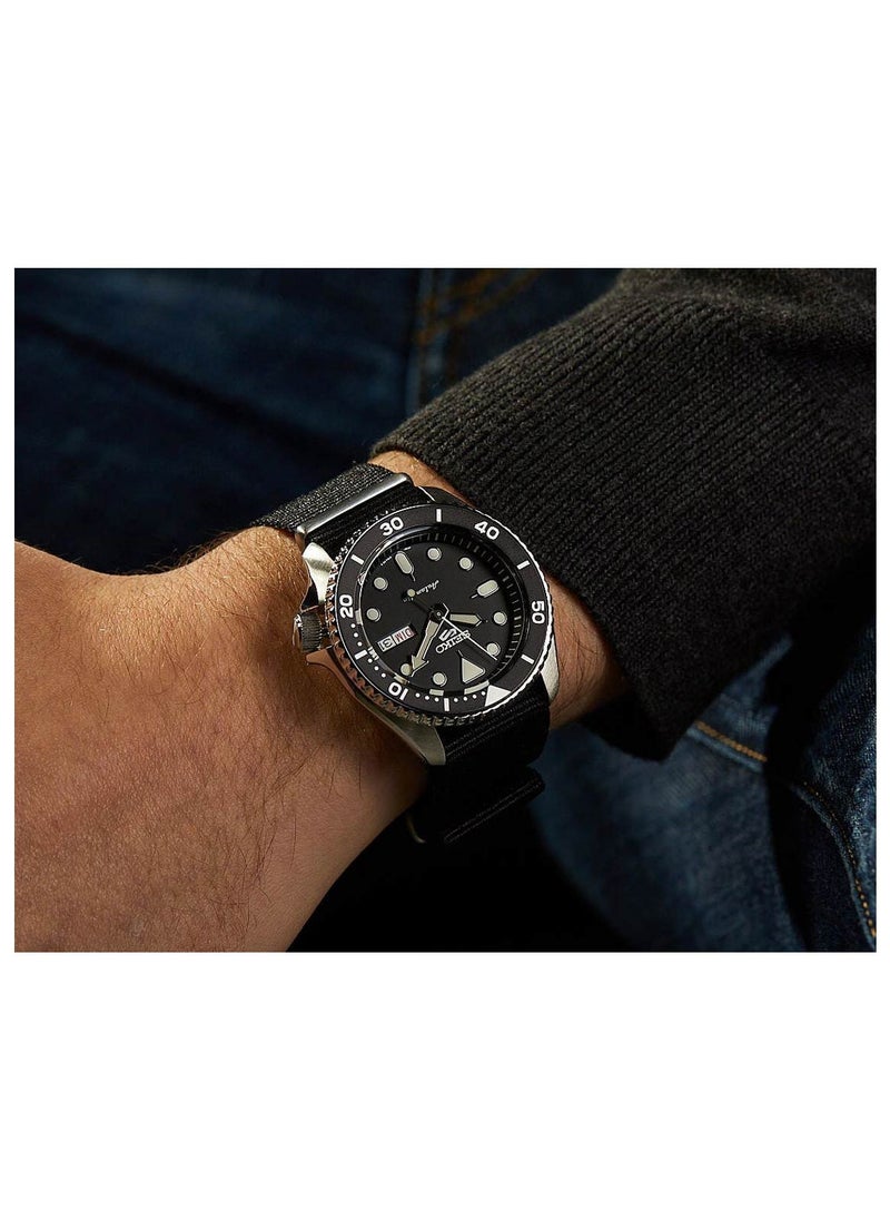 Seiko Men's New5 Sports Sport Black Tone Automatic Watch - SRPD55K3  - Image 5