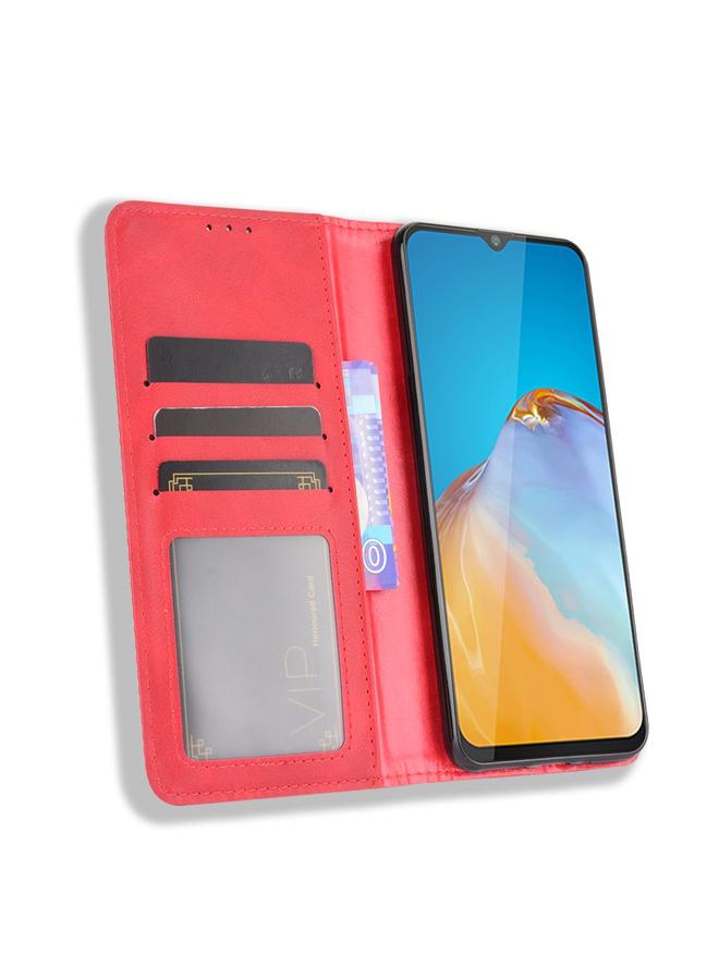 S-TOP Case For Cubot Note 20 / Note 20 Pro Magnetic Buckle Retro Texture Horizontal Flip Leather Case with Holder & Card Slots & Photo Frame - Image 4