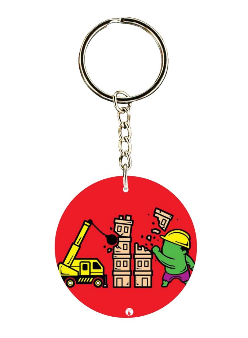 RKN Double Sided The Hulk Printed Keychain